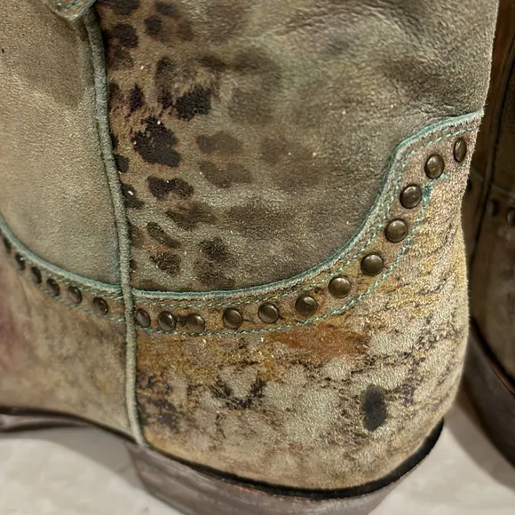 Old Gringo Turquoise 8” Newport boots