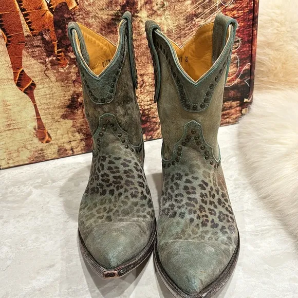 Old Gringo Turquoise 8” Newport boots