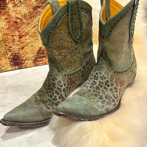 Old Gringo Turquoise 8” Newport boots