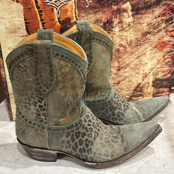 Old Gringo Turquoise 8” Newport boots