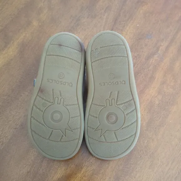 OLD SOLES Leezy | Navy/Grey Suede shoes toddler size EUR25 / US9 GUC