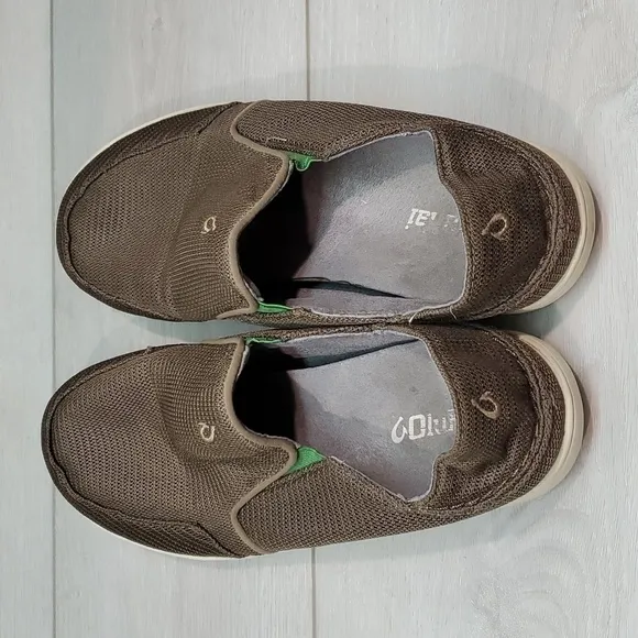 Olukai Mens Nohea Mesh Loafer Slip on shoes sz 9.5