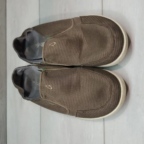 Olukai Mens Nohea Mesh Loafer Slip on shoes sz 9.5
