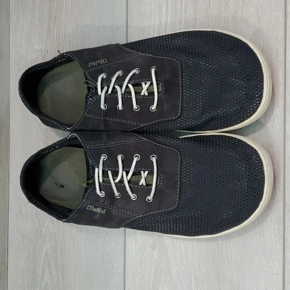 Olukai Mens Nohea Moku Loafer Slip on shoes sneakers sz 9.5