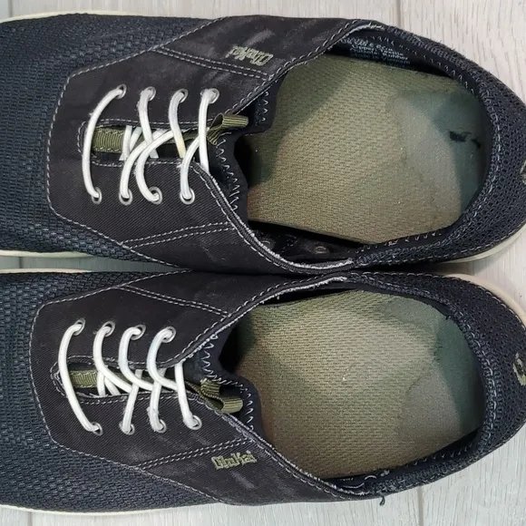 Olukai Mens Nohea Moku Loafer Slip on shoes sneakers sz 9.5