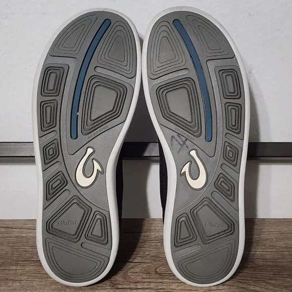 Olukai Moku Pae Men's Slip-On Shoes Size 11.5 Black