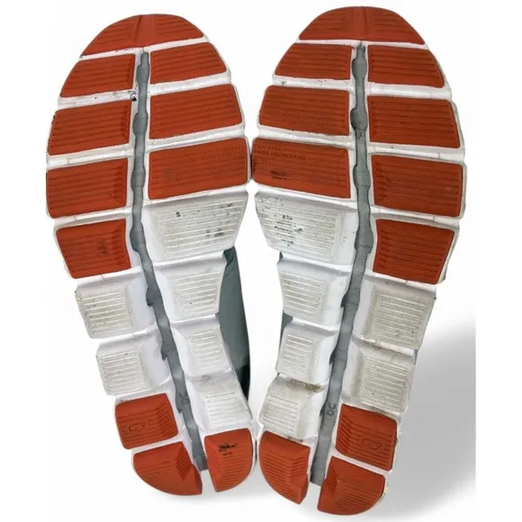 On Cloud 70/30 Running Shoes Mens 12 Fits 11.5 Moss Hazel Green Orange Sneakers