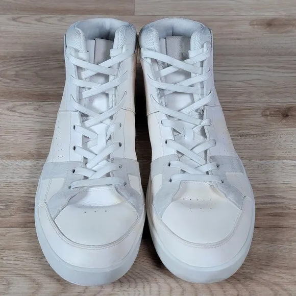 On Cloud The Roger Clubhouse Mid Shoes Mens Size 11 White Athletic Sneakers