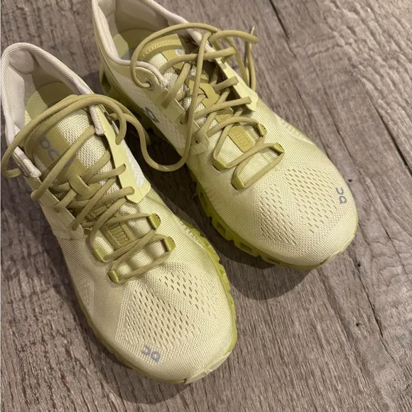 On Cloud X Moncton Shoes in Yellow.
