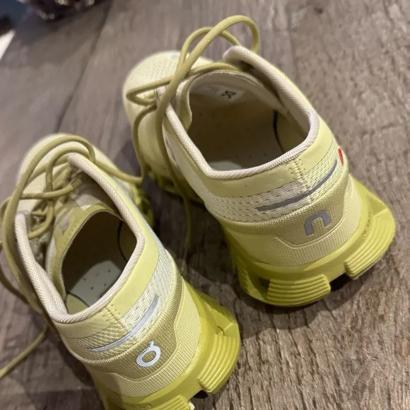 On Cloud X Moncton Shoes in Yellow.