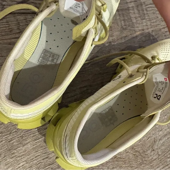On Cloud X Moncton Shoes in Yellow.