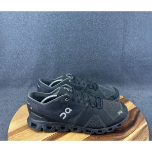 On Men's Black Cloud X Running Shoes Helion Tech Size 13