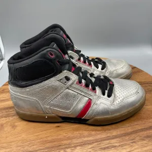 Osiris Bronx Slim Skateboarding Shoes Mens Size 9.5 Chrome Rare Vintage Skate
