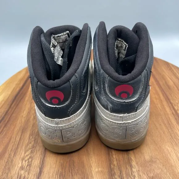 Osiris Bronx Slim Skateboarding Shoes Mens Size 9.5 Chrome Rare Vintage Skate
