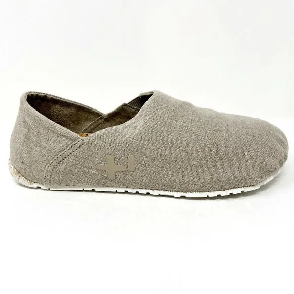 OTZ Shoes Espadrille Linen Natural Mens Slip On Shoes 04087 251