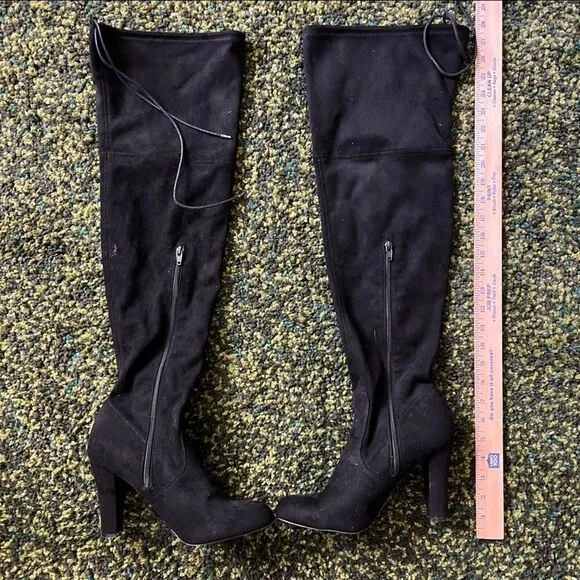 Over the Knee Suede Boots 10