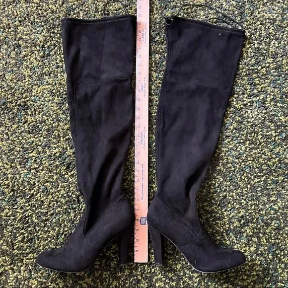 Over the Knee Suede Boots 10