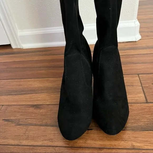 Over the Knee Suede Boots 10