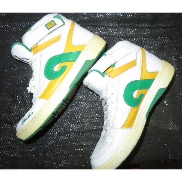 P MILLER Signature Sixth Man Limited Edition Old Skool Set Leather High Tops 8.5