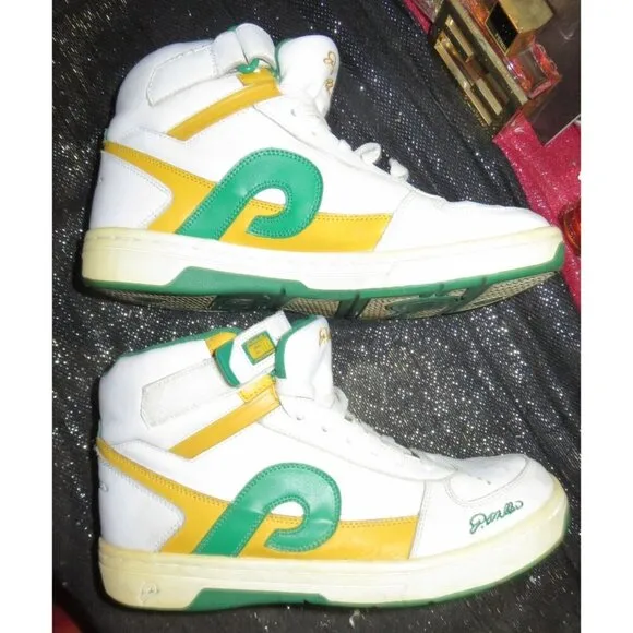 P MILLER Signature Sixth Man Limited Edition Old Skool Set Leather High Tops 8.5