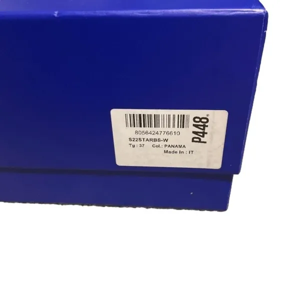 P448 High-Tops with Textured Gray and Blue Design