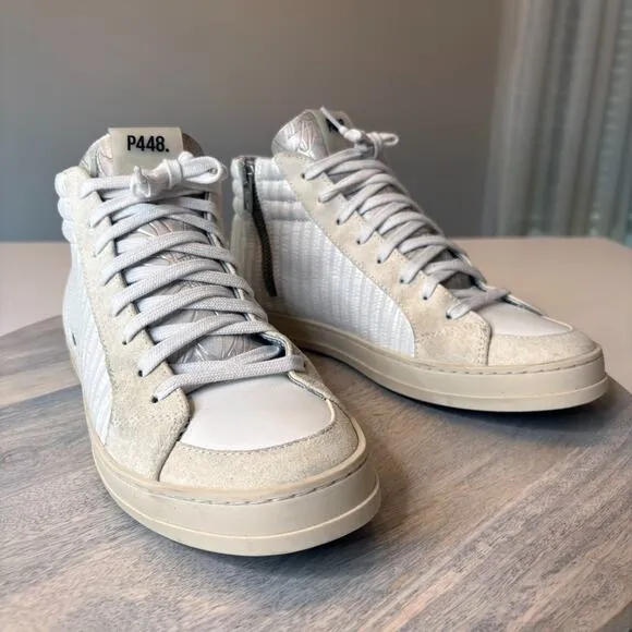 P448 Women's Skate High Top Sneakers Shoes in Peony EU Size 38 US SIze 7.5 / 8