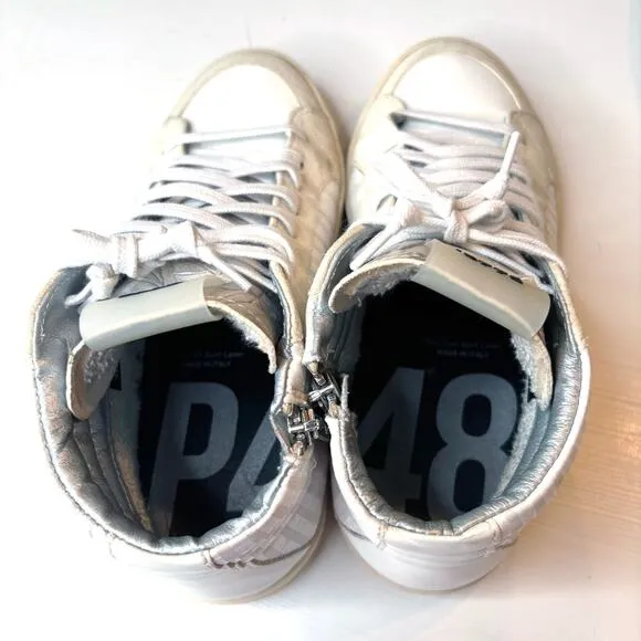 P448 Women's Skate High Top Sneakers Shoes in Peony EU Size 38 US SIze 7.5 / 8