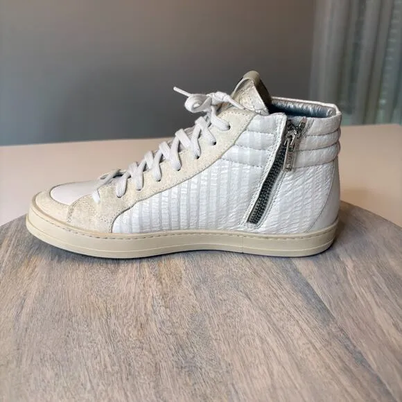 P448 Women's Skate High Top Sneakers Shoes in Peony EU Size 38 US SIze 7.5 / 8