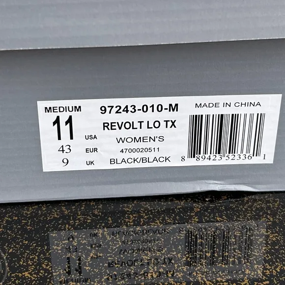 Palladium Black Revolt Lo Top Tennis Shoes, Multiple Sizes Available, NWB
