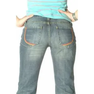 Paper Denim &amp; Cloth Retro Rainbow Pocket Jeans 23