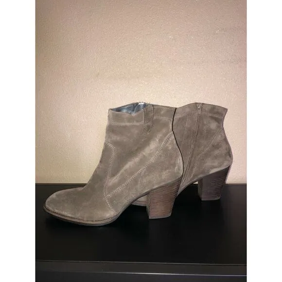 Paul Green &quot;Jax&quot; Festival Coastal Cowgirl Cowboy Academia Brown Suede Boots