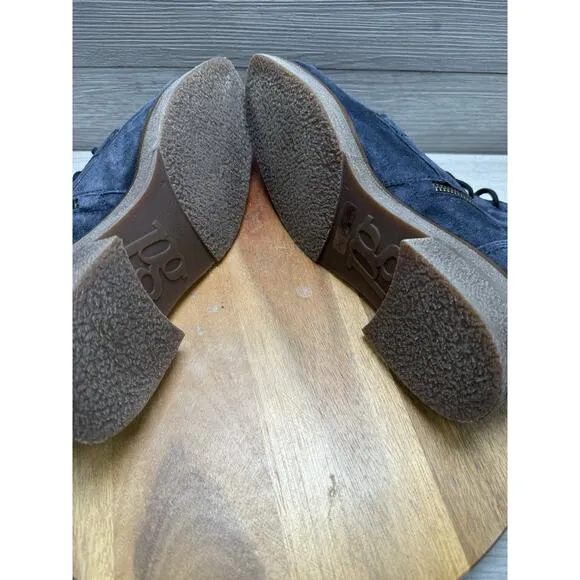Paul Green Jillian Suede Dual Zipper Ankle Boots US 6