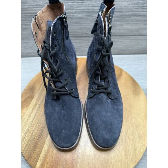 Paul Green Jillian Suede Dual Zipper Ankle Boots US 6