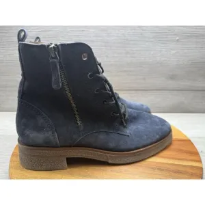Paul Green Jillian Suede Dual Zipper Ankle Boots US 6