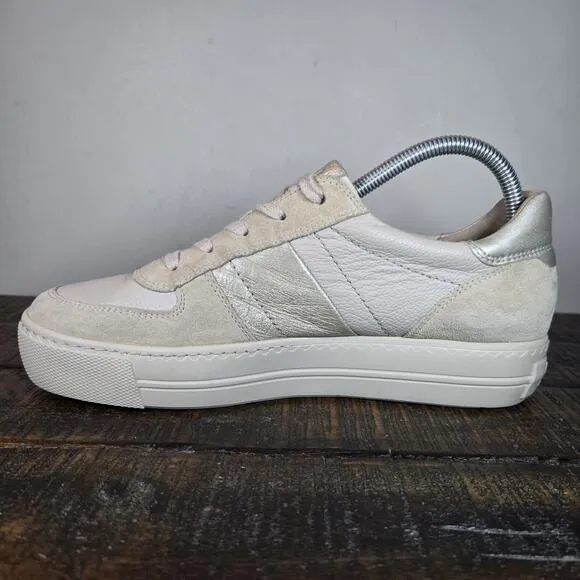 Paul Green Unity Womens Size 8.5 US Platform Sneaker Shoes Beige (6 UK)