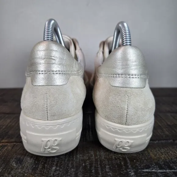 Paul Green Unity Womens Size 8.5 US Platform Sneaker Shoes Beige (6 UK)