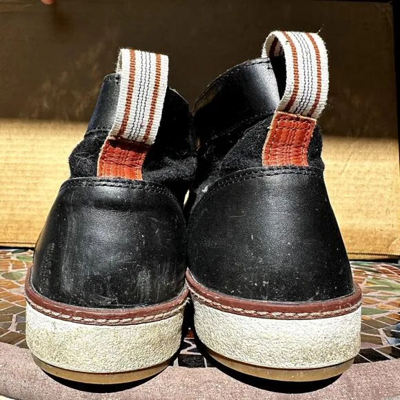 PF Flyers Chukka Boots Lace Up Streetwear Leather Suede Black Men's 13