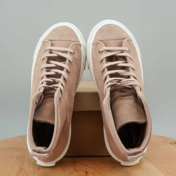 PF Flyers High Tops Womens Size 8 Shoes 'Blush All American' Suede Sneakers NEW