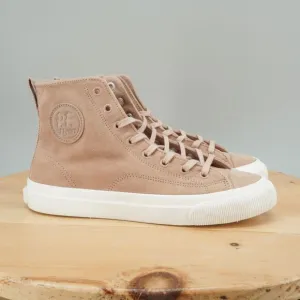 PF Flyers High Tops Womens Size 8 Shoes 'Blush All American' Suede Sneakers NEW