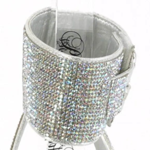 Platform Rhinestone High Heel Shoes