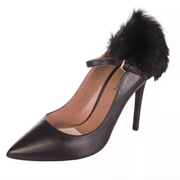 POLLINI🔥🔥Genuine Leather High Heel Mary Jane