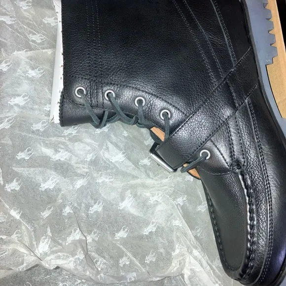 Polo by Ralph Lauren Men's Black Leather Boots
