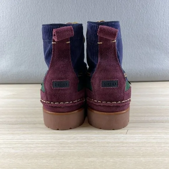 Polo Country Ralph Lauren Ranger Suede‎ Boots Size 10.5 Multicolor Sportsman