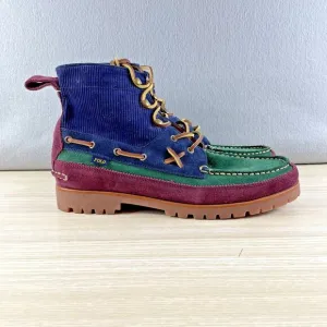Polo Country Ralph Lauren Ranger Suede‎ Boots Size 10.5 Multicolor Sportsman