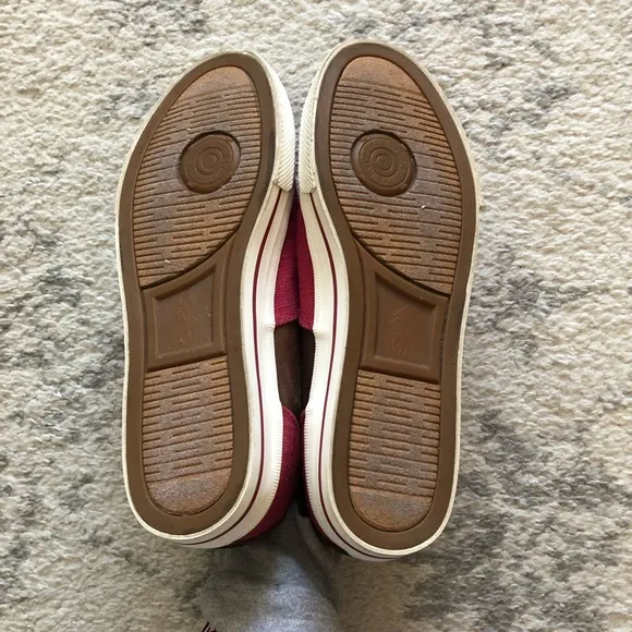 Polo Ralph Lauren Men’s red Vaughn saddle sneakers