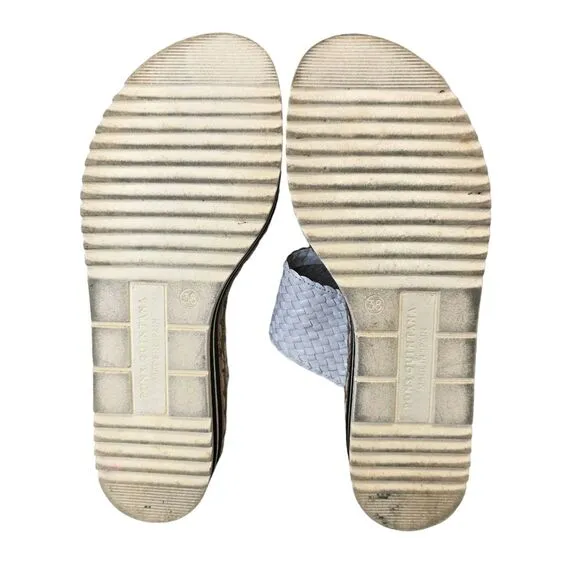 Pons Quintana Women's Milan White Espadrille Wedge Sandals Made in Spain EU 38