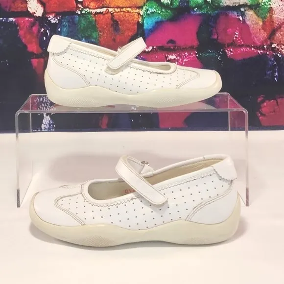 PRADA – Sneakers, white, Napa leather, includes box, size 27 EU