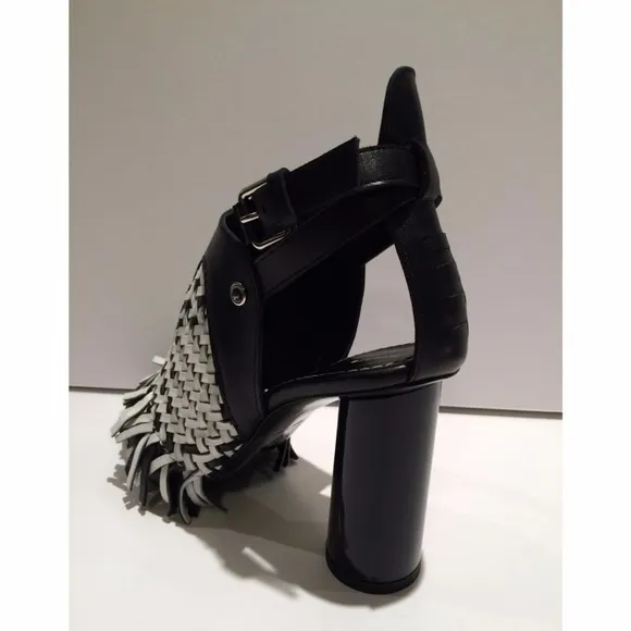 Proenza Schouler Woven Fringe Leather Sandals NEW Size 36
