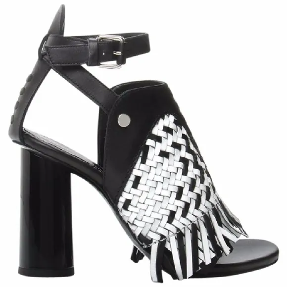 Proenza Schouler Woven Fringe Leather Sandals NEW Size 36