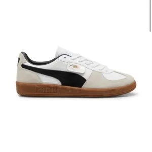 Puma Mens Palermo Leather White Black Shoes (NWT) 10